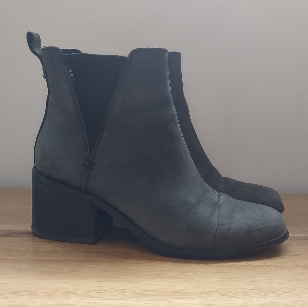 TOMS Black Ankle Booties